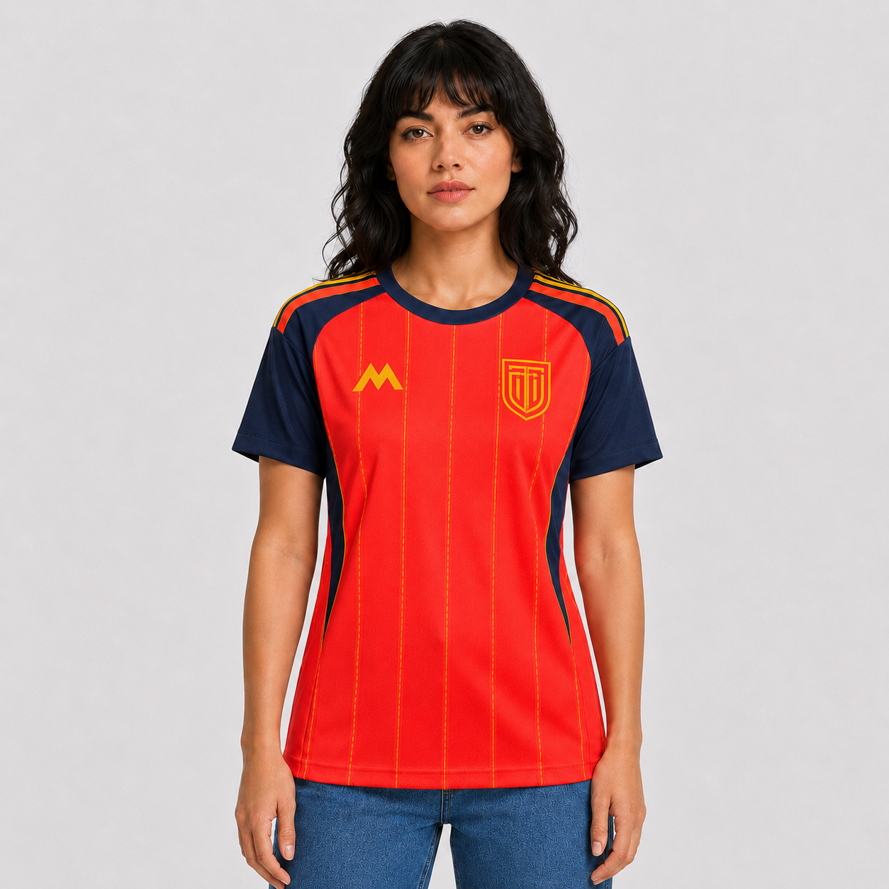 Camiseta primera equipación España 26 — Mujer