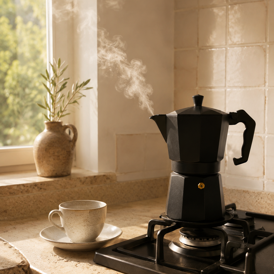 Cafetera italiana Brio · 6 tazas